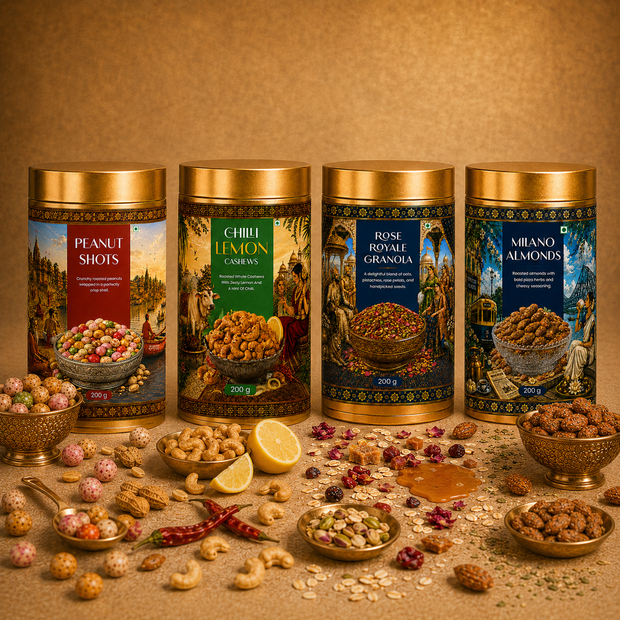 Peanuts + Cashew + Rose + Almond