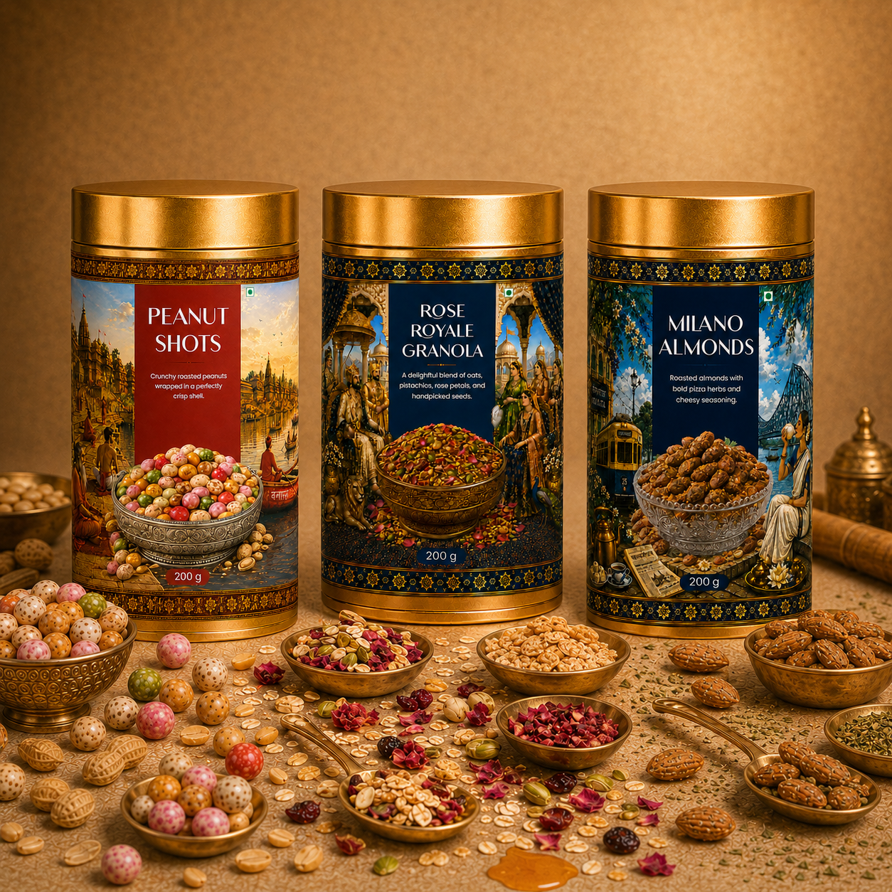 Peanuts + Hazel + Almond
