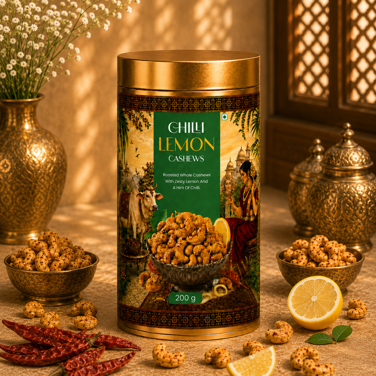 CHILI LEMON CASHEWS
