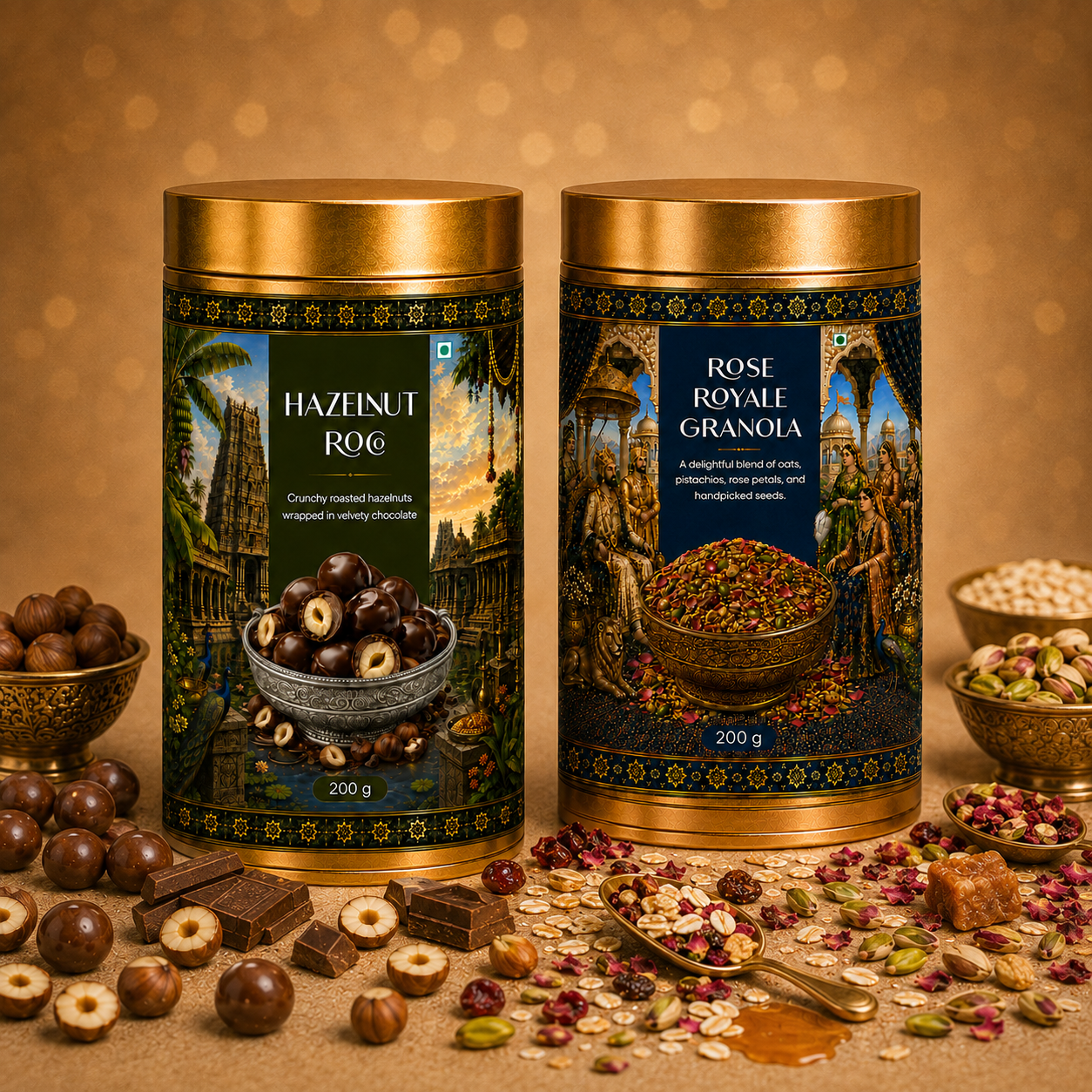 HAZELNUT ROCO + Rose Royale Granola